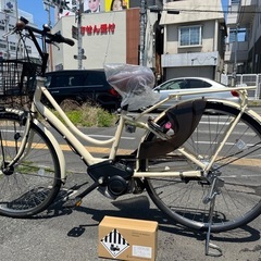 中古YAMAHA電動アシスト自転車　8.9Ah新品バッテリー