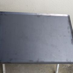ネット専用品　大きな鉄板　厚み４.５ミリ　バーベキュー　大量調理に最適　持ち手付き　ＢＢＱ　学園文化祭りの画像