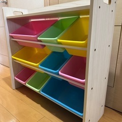 カラフル☆おもちゃ収納ラック