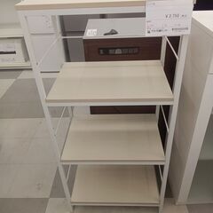 ★ジモティ割あり★  レンジ台  H124×D39×W59 クリ...