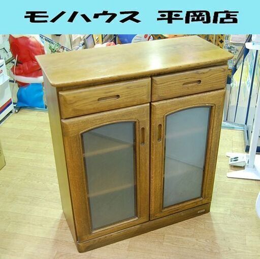 浜本工芸 ガラス戸キャビネット サイドボード kaji☆浜本工芸