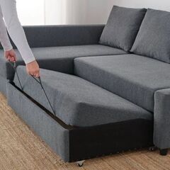 IKEA　フリーヘーテン　ソファベッドの画像
