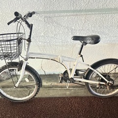 折りたたみ自転車 20インチギア付き