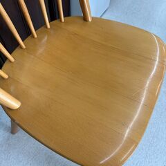 店頭引渡し 中古 飛騨産業 チェア 木製 家具 イス Aの画像
