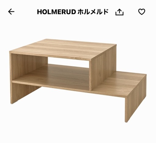 【新品未使用】組み立て済み　コーヒーテーブル