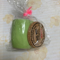 マグカップとコルクのコースターの画像