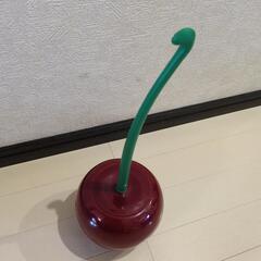 トイレブラシ　さくらんぼ　新品の画像