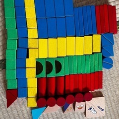 積み木、セット、子供、おもちゃ、
