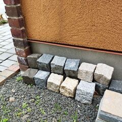ガーデニング　ピンコロ石1丁　