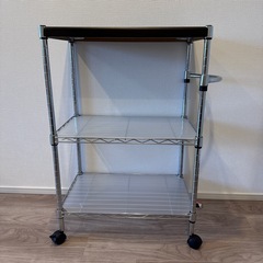 美品　キッチンワゴン レンジ台