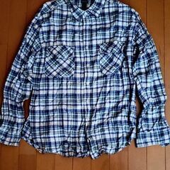 古着　長袖シャツ　チェック