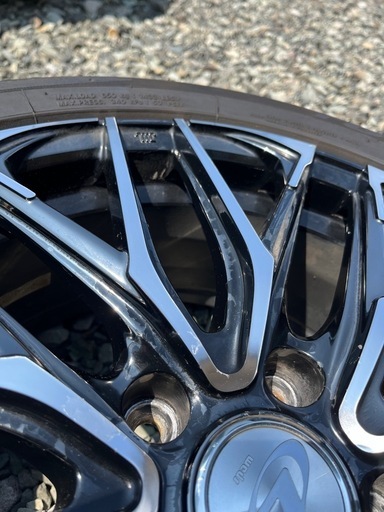 道東 ウェッズ レオニス 17インチ 205/50R17 4本 5h 114.3