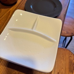 コストコのお皿とニトリのプレートとか
