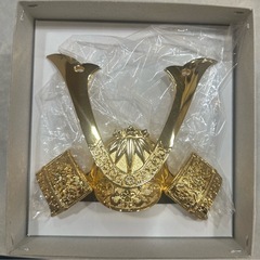 兜飾り　兜　黄金豆兜の画像