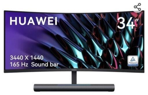 HUAWEI MateView GT 34㌅　曲面　デュアルスピーカー