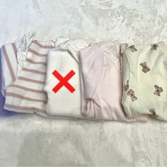 【80サイズ】長袖ベビー服 4枚 