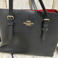2way COACH コーチ  ハンドバッグ レザー ブラック  C4084の画像