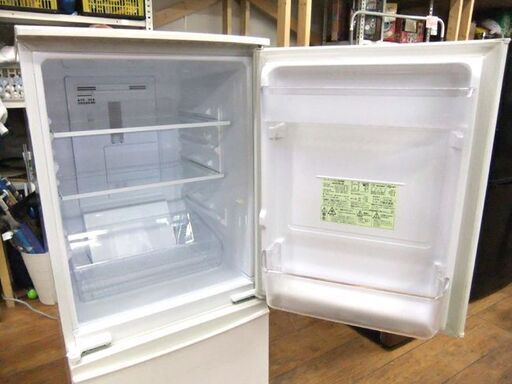 シャープ 冷蔵庫 2ドア 137L 2016年製 SJ-D14C-W ホワイト系 100Lクラス SHARP 札幌市厚別区 厚別店