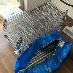 2台！スチールラックの画像