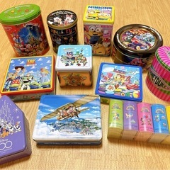 【まとめ売り】USJ ディズニー お土産缶 お菓子缶 空き缶