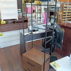 NITORI  ダンテ2　収納付きハンガーラック　ブラウン　ニト...