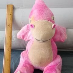 ぬいぐるみ⑰　ピンク恐竜