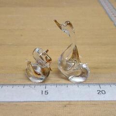 0504-095 ガラス細工 白鳥