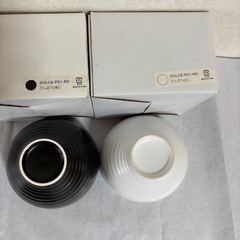 どんぶり(茶碗)⭐︎ブラック＆ホワイト ①の画像