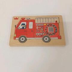 0504-055 Ed.Inter 消防車 木製パズル