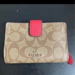 【24.25日取引限定】【訳あり】coach 折りたたみ財布