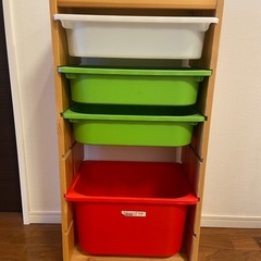 500円　IKEA トロファスト カゴあり