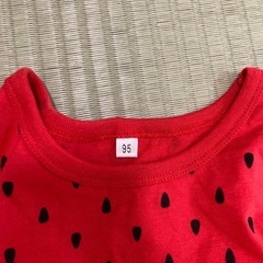 ベビー服 スイカ柄 95サイズの画像