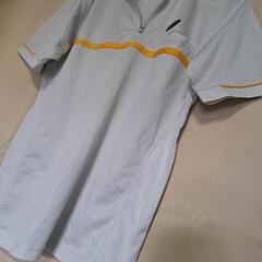 DUNLOP ダンロップ 半袖白Tシャツ ポロシャツ M ゴルフ...