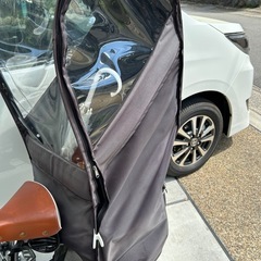 自転車　レインカバー　後ろ　子供用
