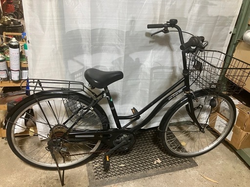 【26インチ　外装6段変速　ダイナモライト】すぐお乗り頂けます！一部地域送料無料！整備済！販売証明付！