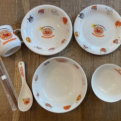 アンパンマン 子ども用食器セットの画像