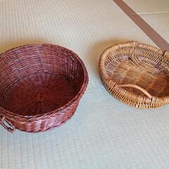 鉢植カゴ　自然素材