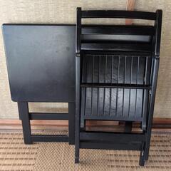 折りたたみテーブル・チェアセットの画像