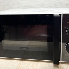 【超美品】2024年製　ブラック COMFEE‘ 電子レンジ 17L ターンテーブル 単機能レンジ　CFM-CM174 ヘルツフリー