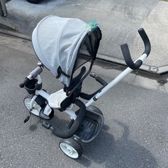 三輪車　手押し　棒付き