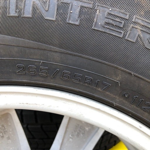 ROADMAX タイヤ付きホイール　265/65R17【11051356】
