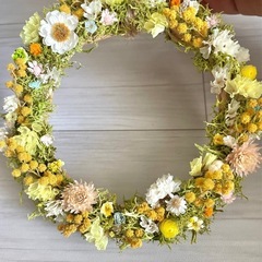 ミモザのリース♡の画像