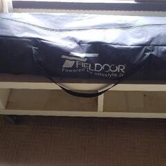 　　FIELDOOR　ワンタッチタープテント　1.8×1.8 4面分オールスクリーン付き(メッシュシート）の画像