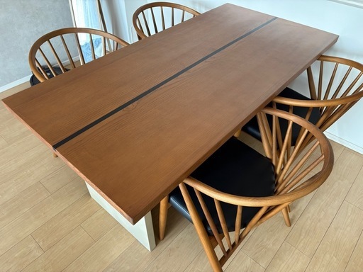 【⭐︎25年5月購入のほぼ新品☆】Divanoダイニングテーブルセット