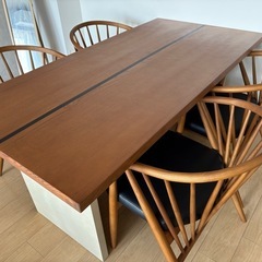 【⭐︎25年5月購入のほぼ新品☆】ダイニングテーブルセット