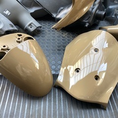 NEWペイント【サンドカーキ】レッツ4  外装一式の画像