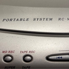 CD/MD/カセット/ラジオプレーヤーの画像