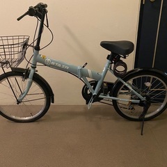 美品　折りたたみ自転車　