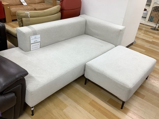 SPIGA 【オットマン付】2人掛けソファー