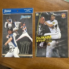 値下げ！野球選手 下敷き 5枚の画像